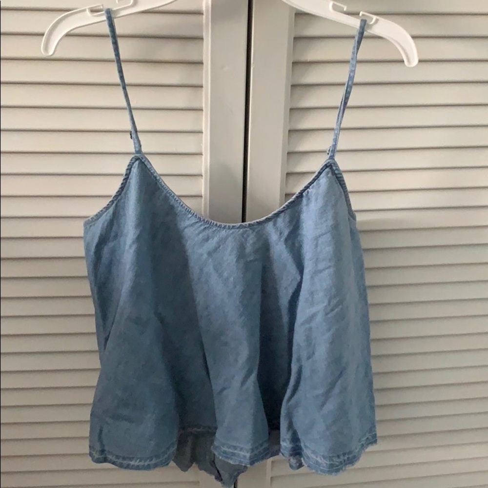 Free People Denim Style Top